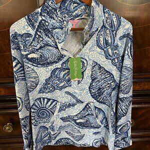 Lilly Pulitzer Stuffed Shell Pattern Pull over